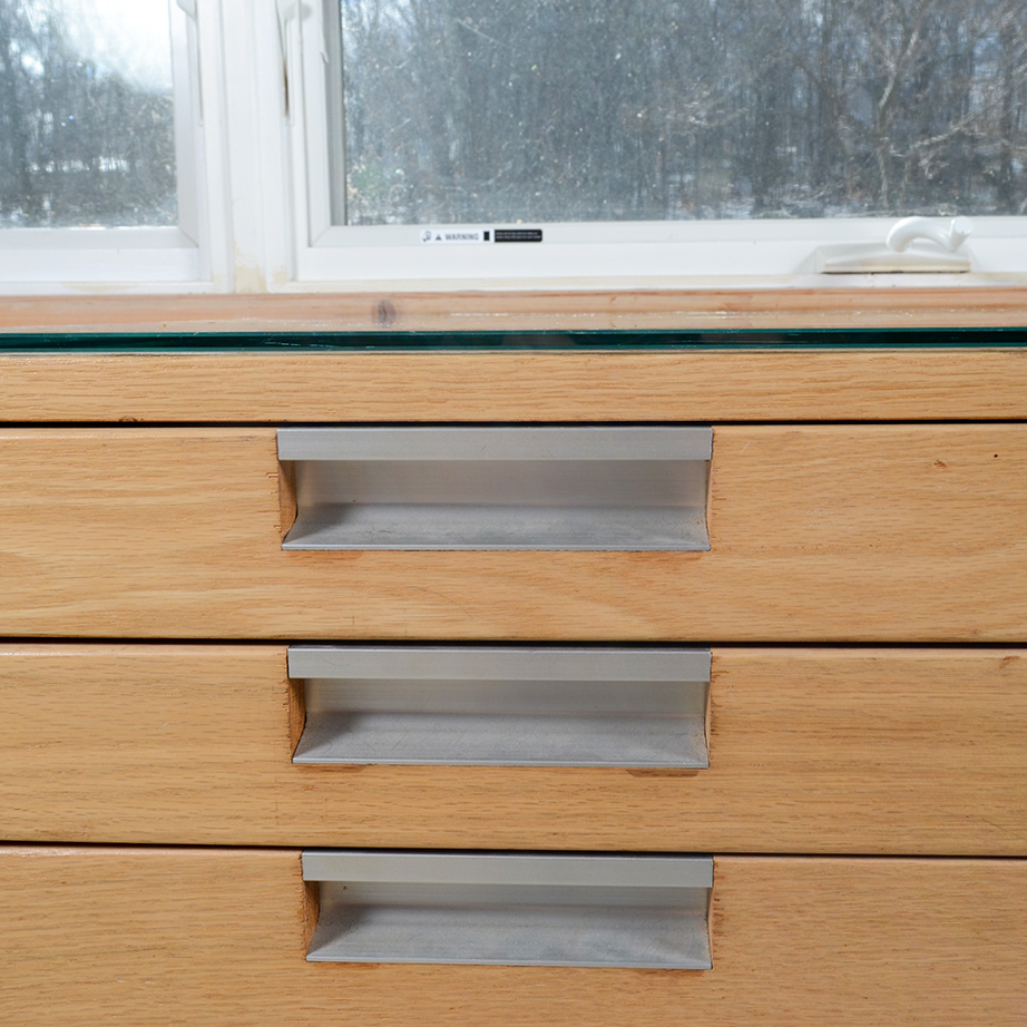 Drafting Table and Flat File EBTH